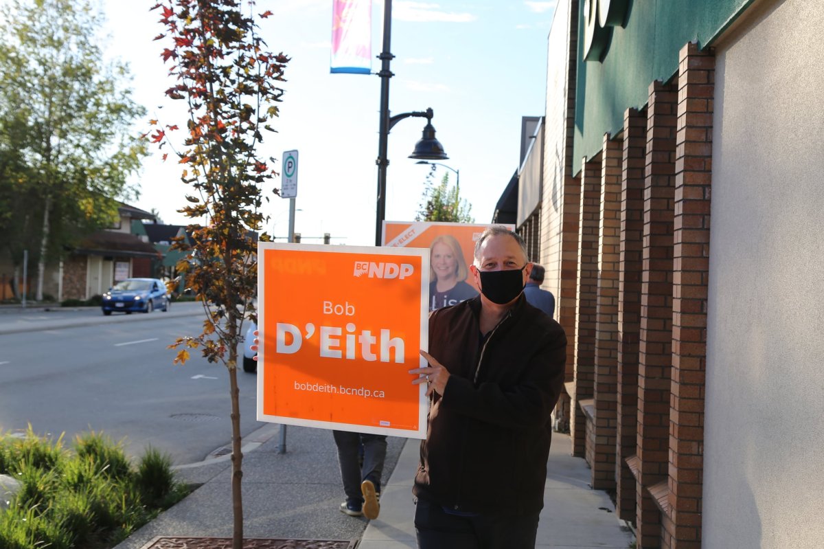 Bob D'eith is the BC NDP candidate for Maple Ridge-Mission in the 2020 B.C. election.
