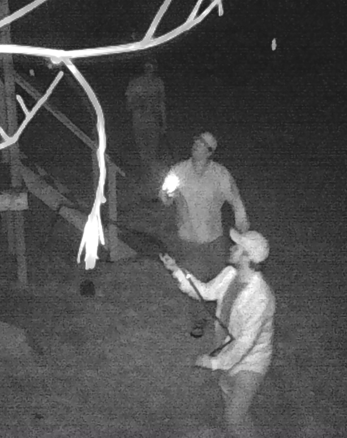 Lennox and Addington OPP seek suspects accused of vandalizing several hunting camps near Northbrook on Oct. 1.