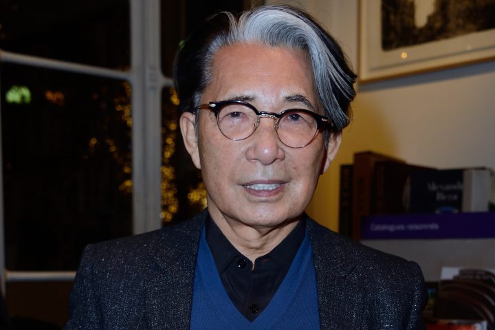 Kenzo Takada attending the book signing of Kenzo Takada Par Madame Kazuko Masui at Artcurial Library in Paris, France on November 21, 2018. 