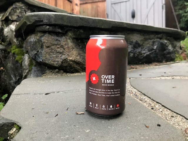 Good Evening Brown Ale by Over Time Beer Works.