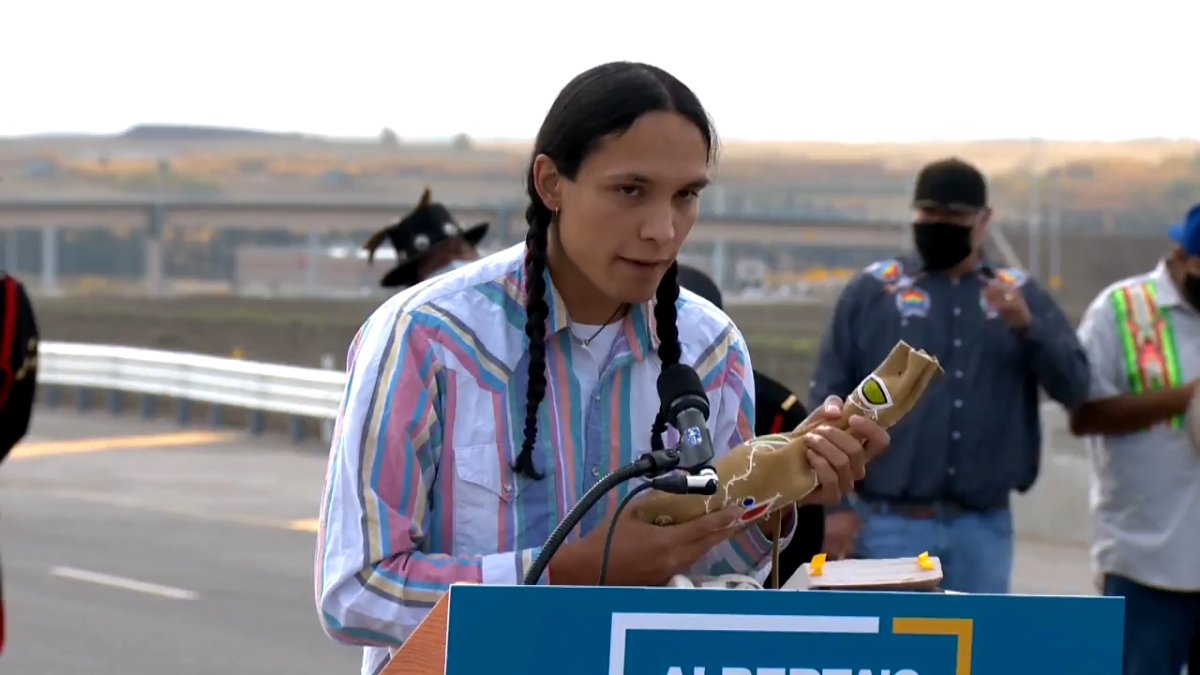 Seth Dodginghorse Cut off His Braids to Protest a Road-Building