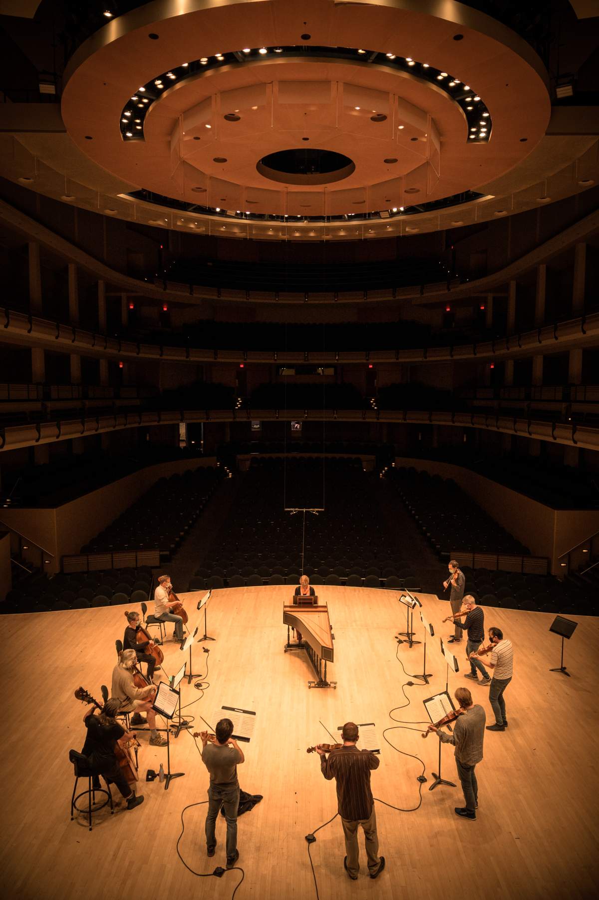 ESO rehearses Vivaldi’s “Autumn” on Oct. 1, 2020.