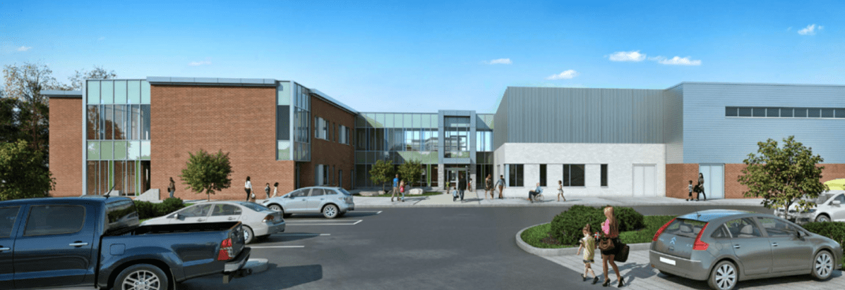 Design of the new East City Public School in Peterborough.