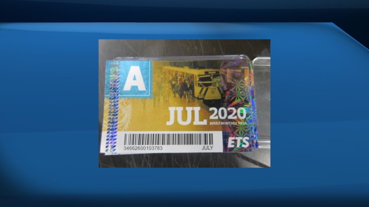 An Edmonton man is facing two charges after border agents intercepted fake Edmonton transit passes. 