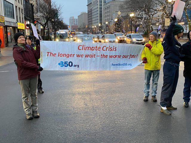 Climate action group, Hamilton 350, has been among the vocal opponents of Enbridge's plan for a new, 10 kilometre natural gas pipeline across rural Hamilton.