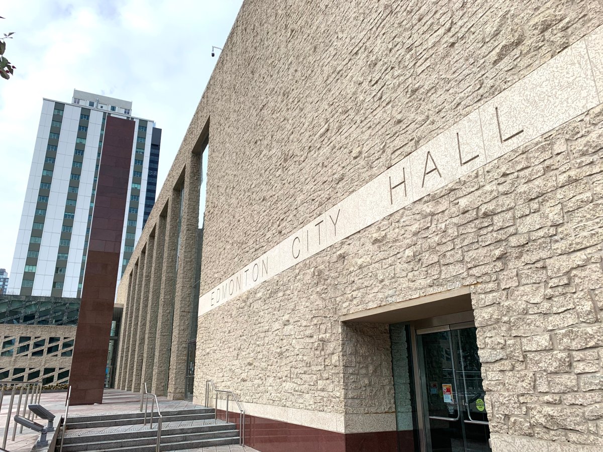 Edmonton City Hall pictured on Tuesday, Oct. 20, 2020.