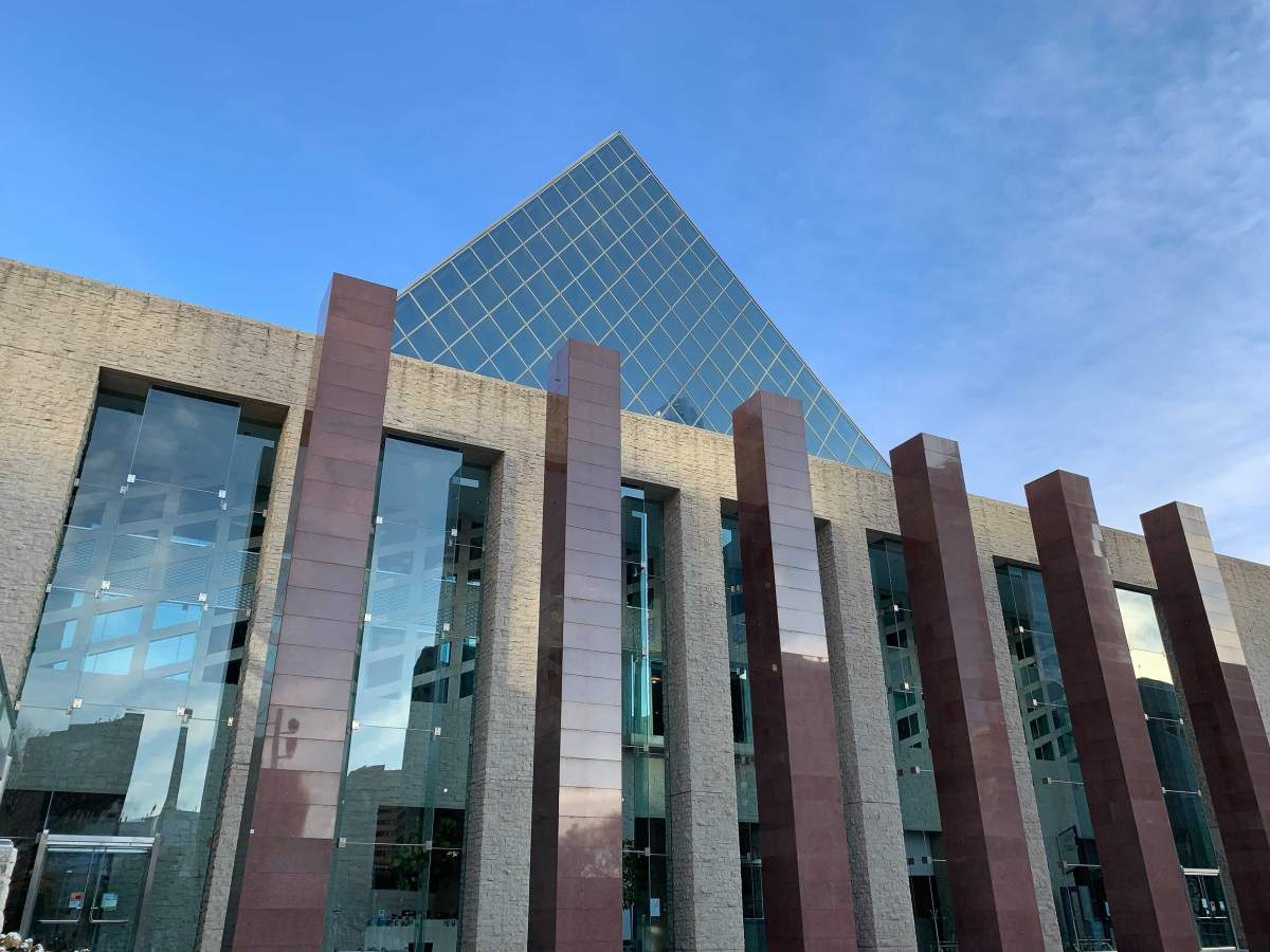 Edmonton City Hall pictured on Tuesday, Oct. 20, 2020.