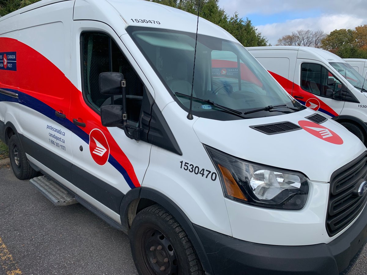 Canada Post vehicles ready to roll