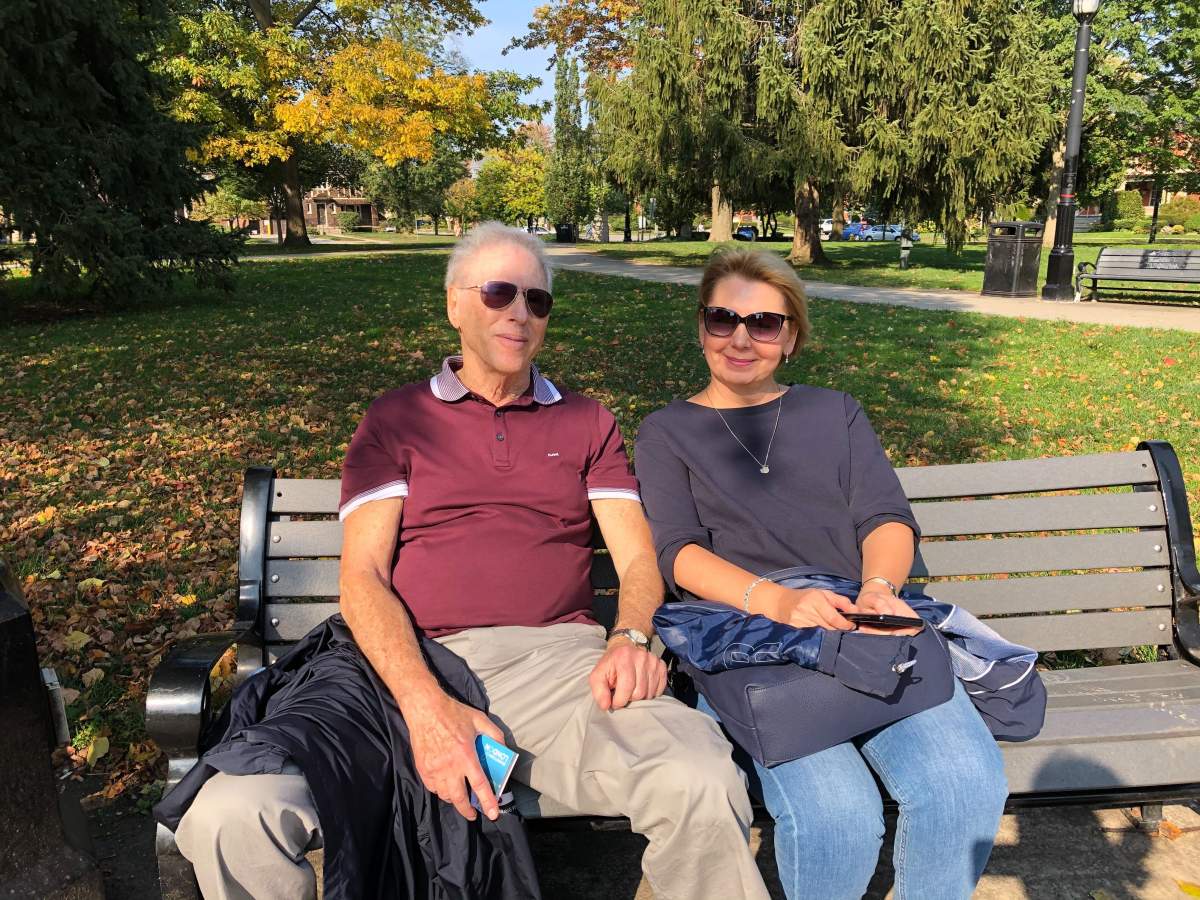 The pandemic hasn’t brought much of a change for Sherwin Maslow and Irina Bondareva who often don’t celebrate Canadian Thanksgiving.