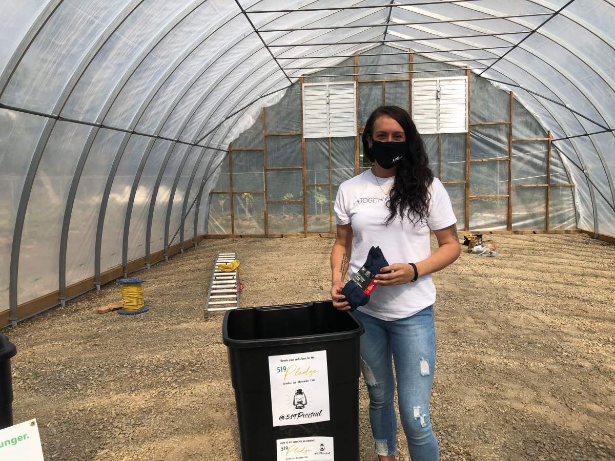 Allison DeBlaire, co-founder of 519Pursuit, says the non-profit is on a mission to ensure the city's homeless population feel as warm as possible once the harsh winter months hit.