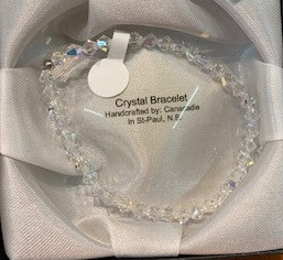Hampton RCMP say the crystal bracelet shown may have been one of the custom-made pieces of jewelry stolen last month.