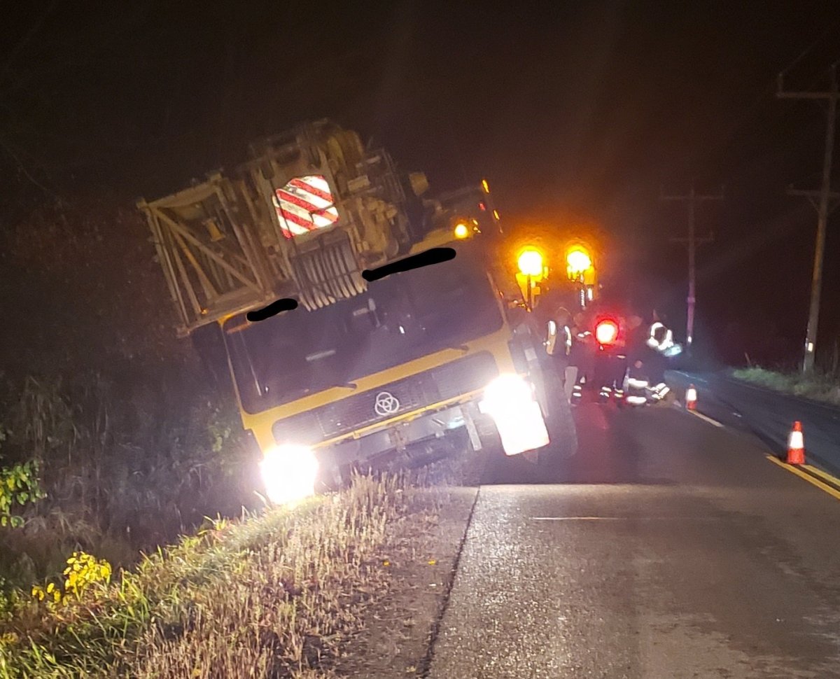 OPP say a crane impounded after a collision in Prescott last week was crashed once again 'within minutes' of being picked up from a Brockville-area impound lot. 