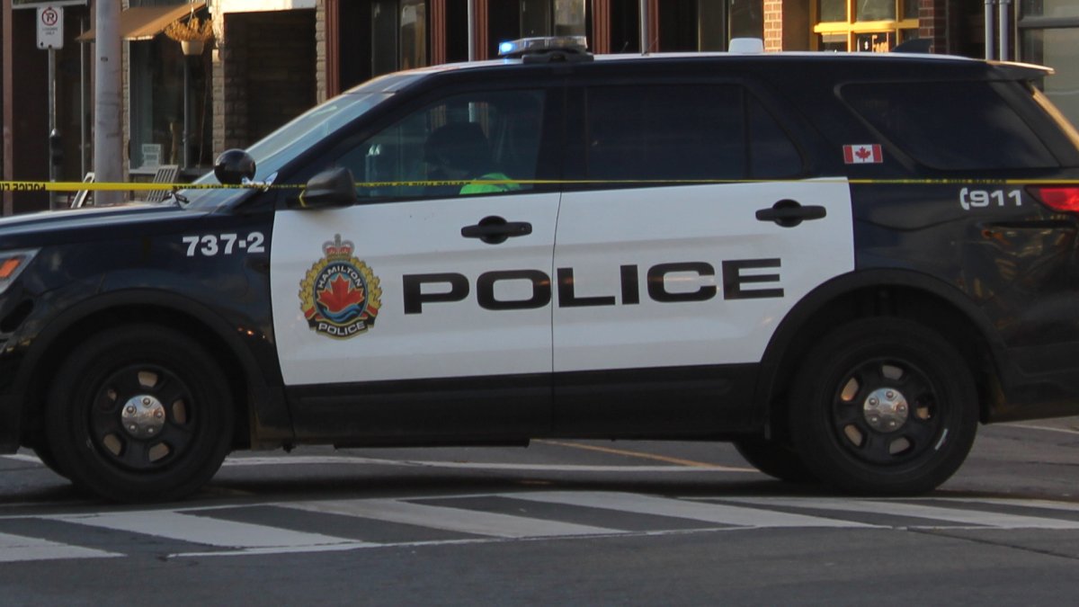 Hamilton police are investigating a shooting on Kinrade Avenue in the city centre Sept. 1, 2022.