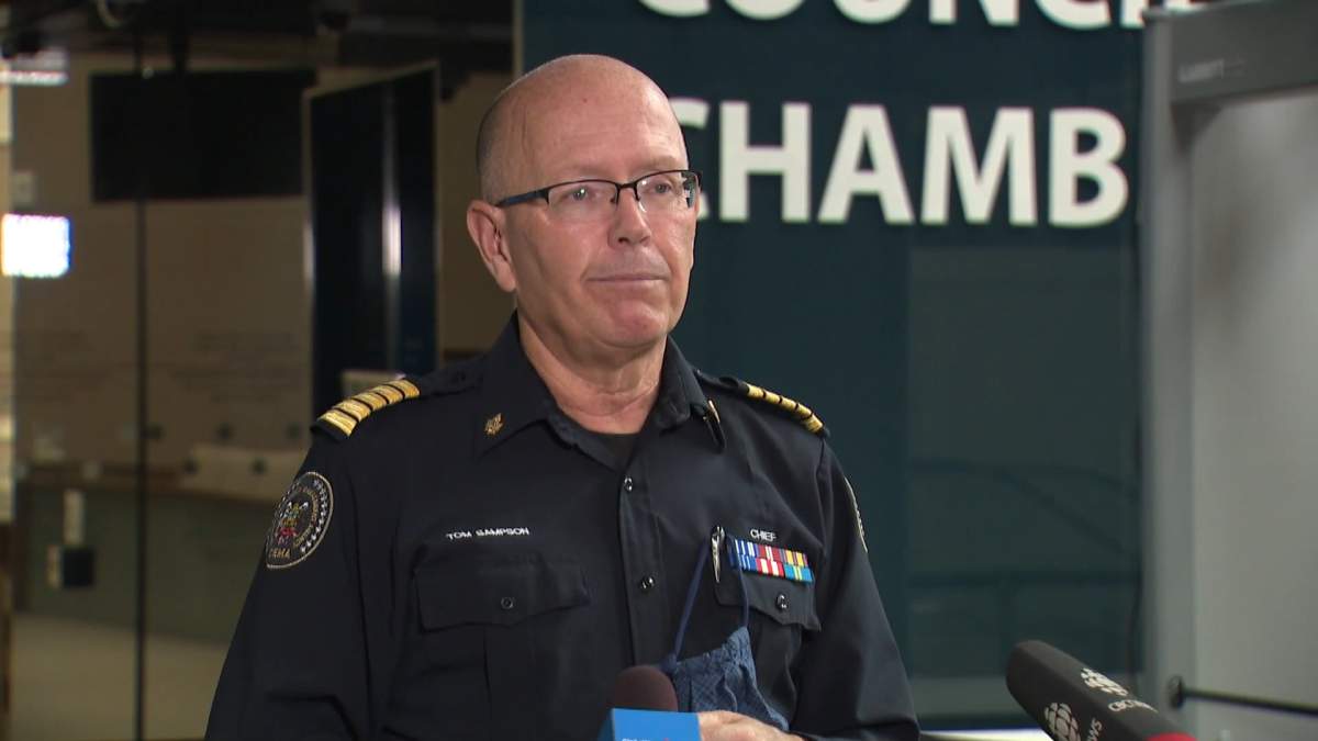 CEMA chief Tom Sampson had some strong words of warning for Calgarians on Thursday as COVID-19 cases continue to rise in the city.