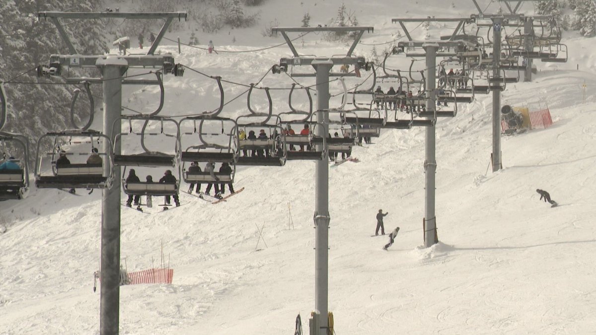 Opening day at Mount Norquay on Oct. 24, 2020.