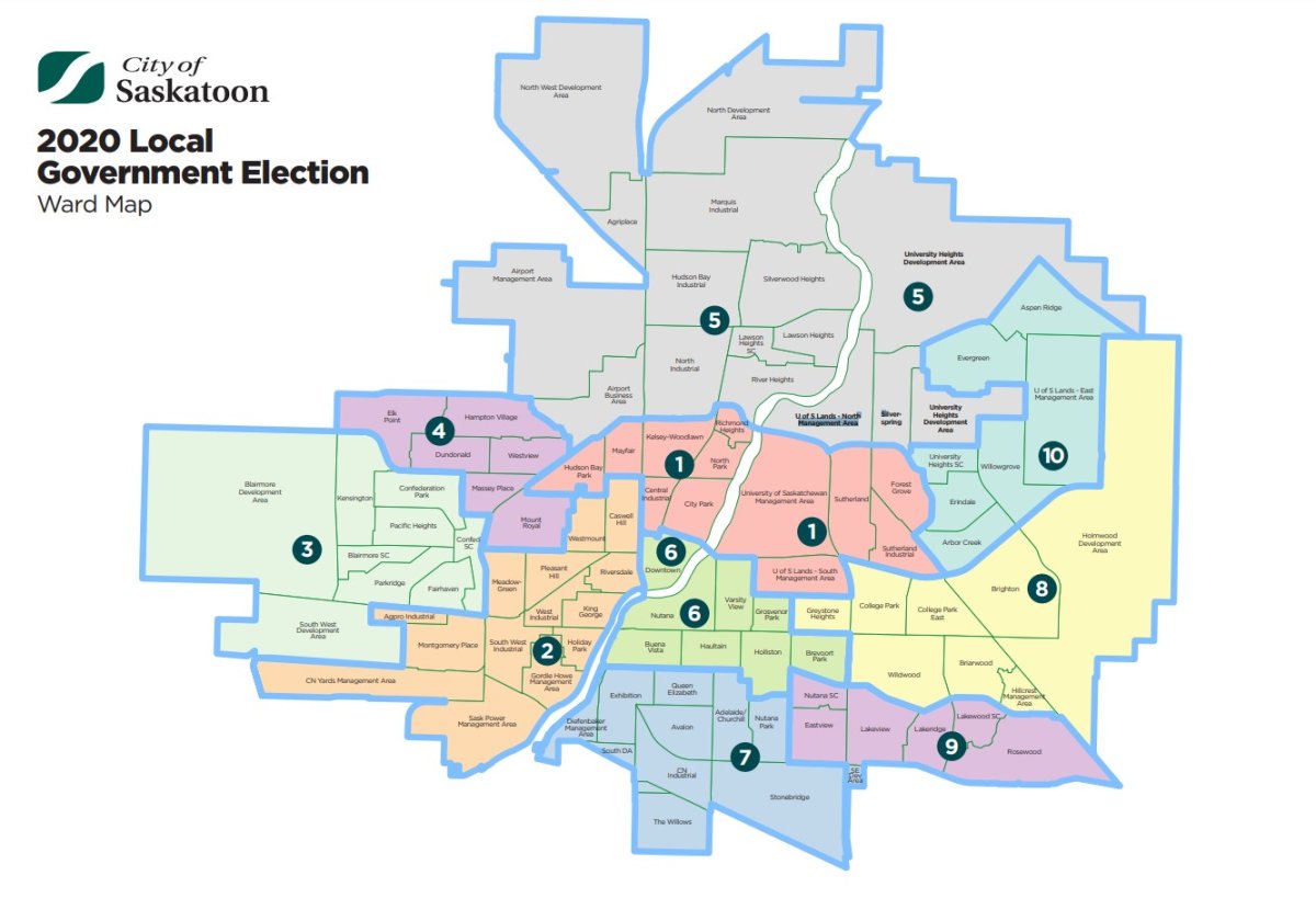 Residents in each ward in Saskatoon will elect a councillor to represent them for four years, along with voting for mayor.
