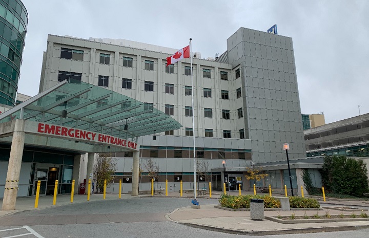 The exterior of the Southlake Regional Health Centre.