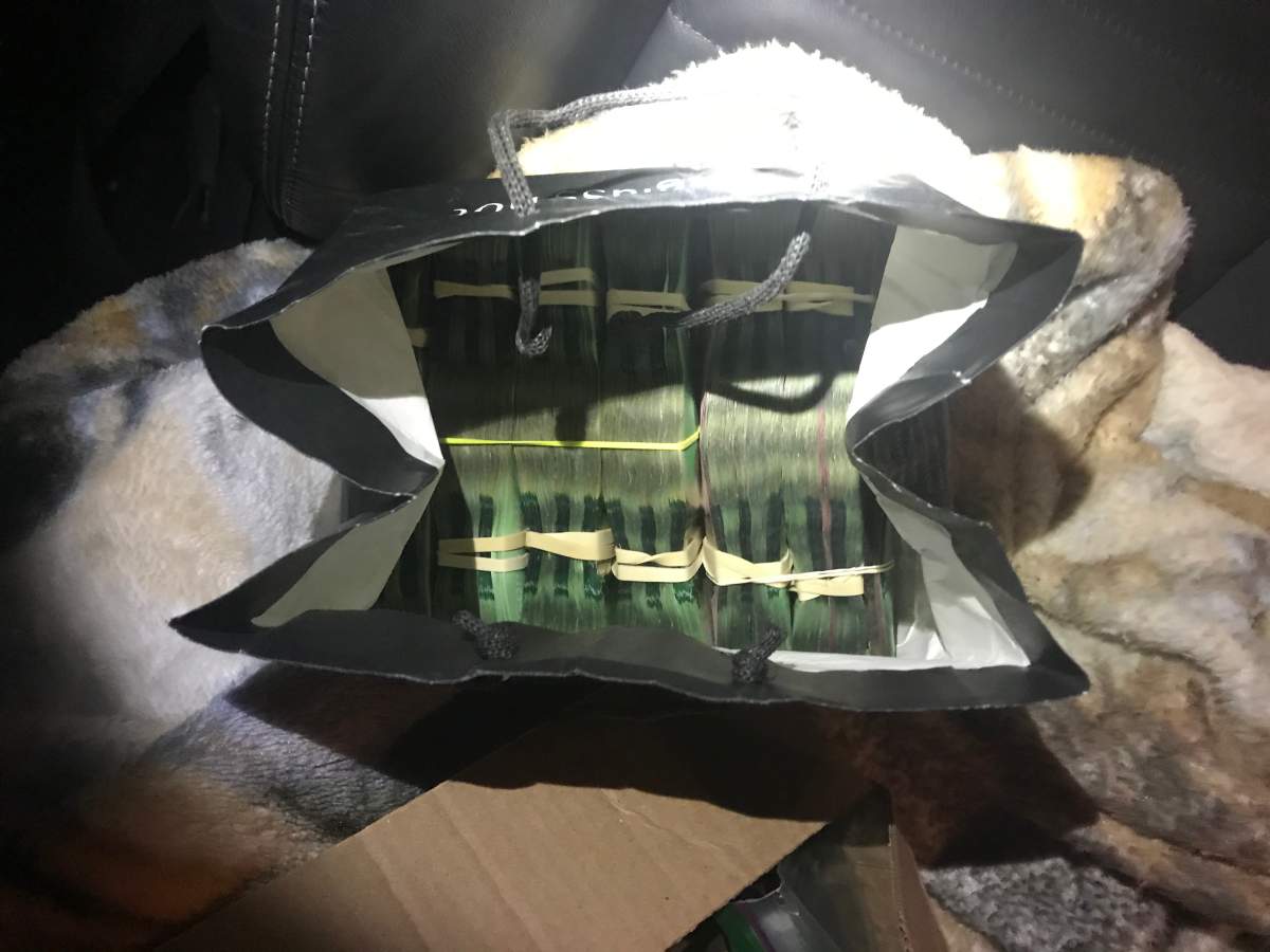 Cash seized by RCMP in Thompson, Man.