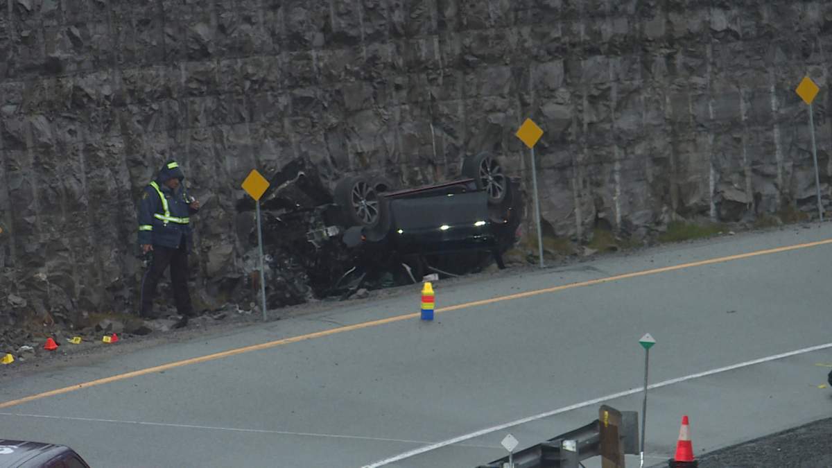 1 person injured in single-vehicle rollover in Kingston - image