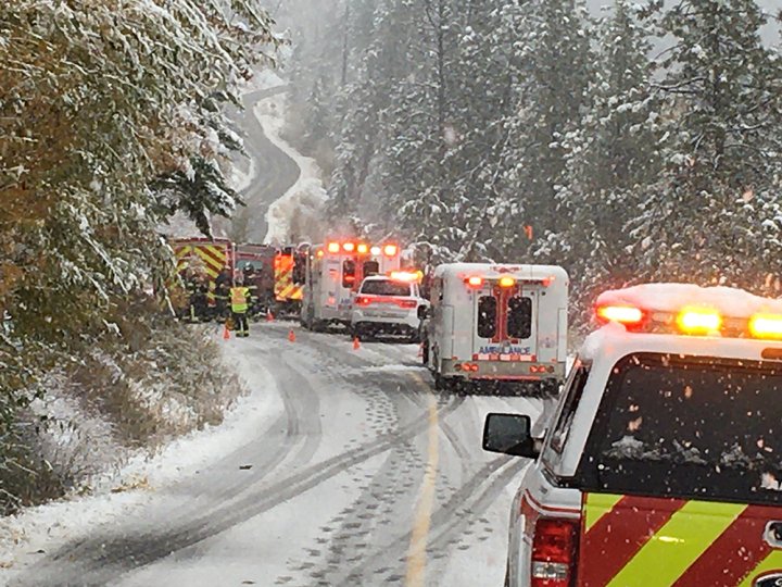 Highway 33 east of Kelowna reopened to traffic, but Highway 3 east of ...