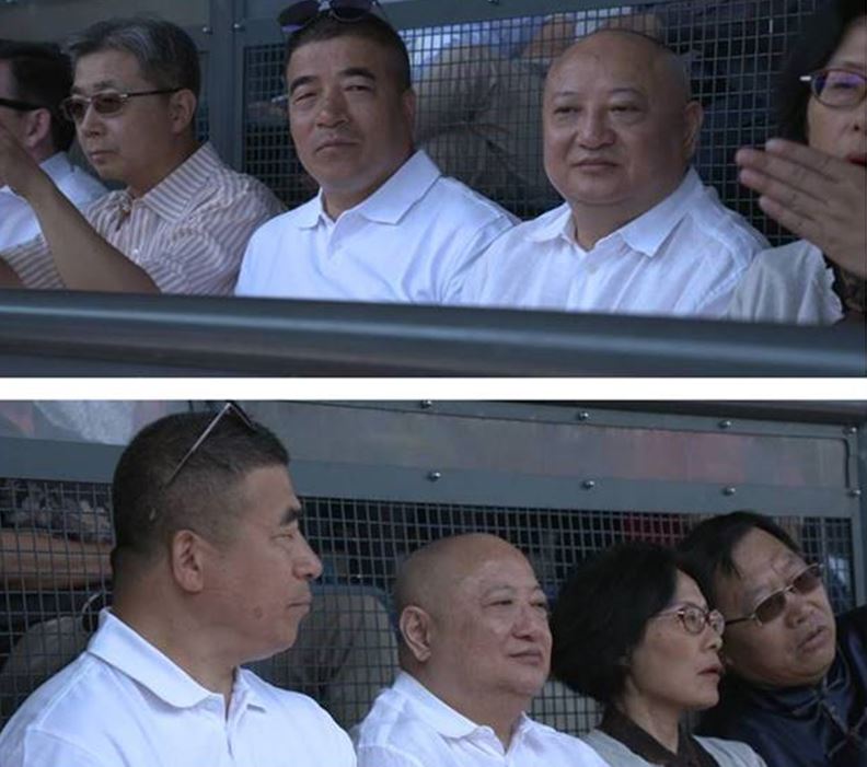 Rongxiang Yuan sits with CACA leaders and top Chinese officials including Vancouver consul general Tong Xiaoling at an event in Burnaby in 2019.