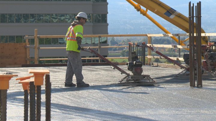 A massive project in downtown Kelowna has reached an important milestone.