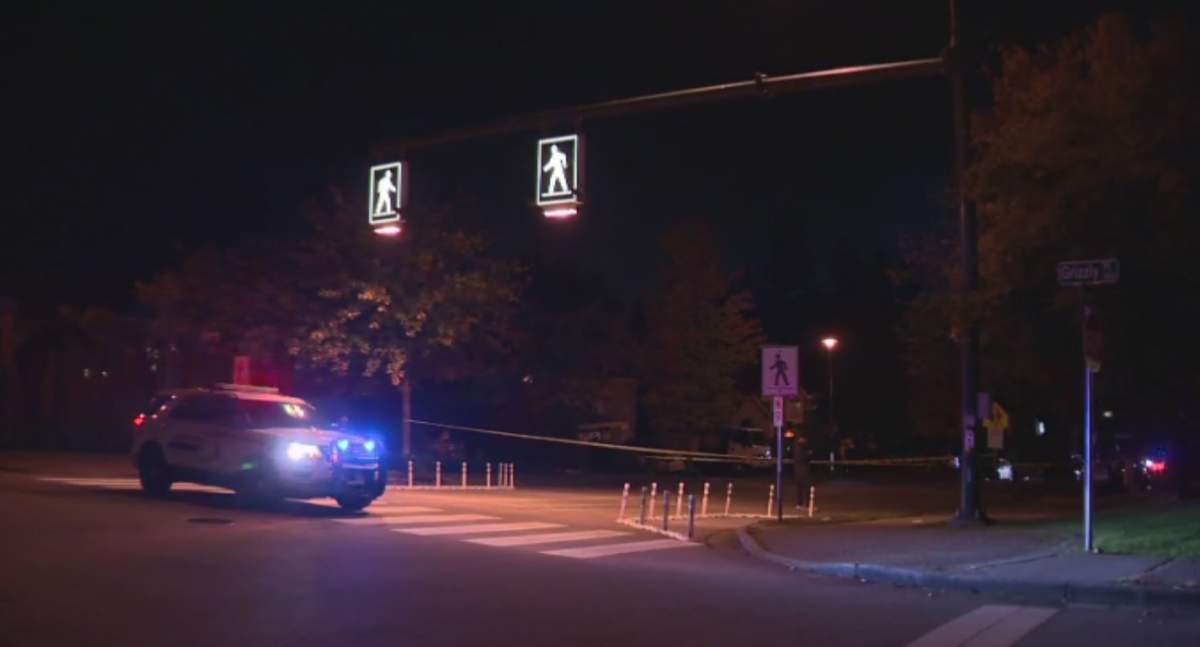Two pedestrians have been taken to hospital with serious injuries after they were struck by a vehicle in Coquitlam Monday evening.