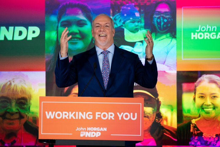 BC NDP flips 8-14 seats, some unprecedented, in majority government win