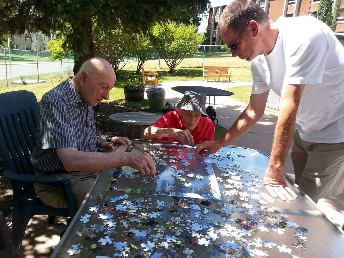 Fred and Julia Pfeifer with their son Lewis.