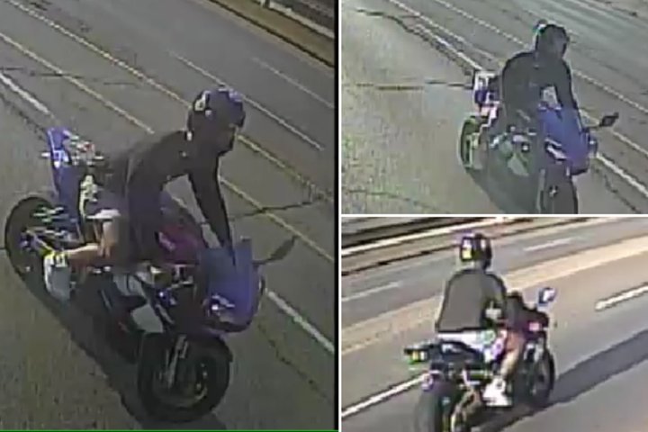 Police release images of motorcyclist connected with fatal crash in Kitchener