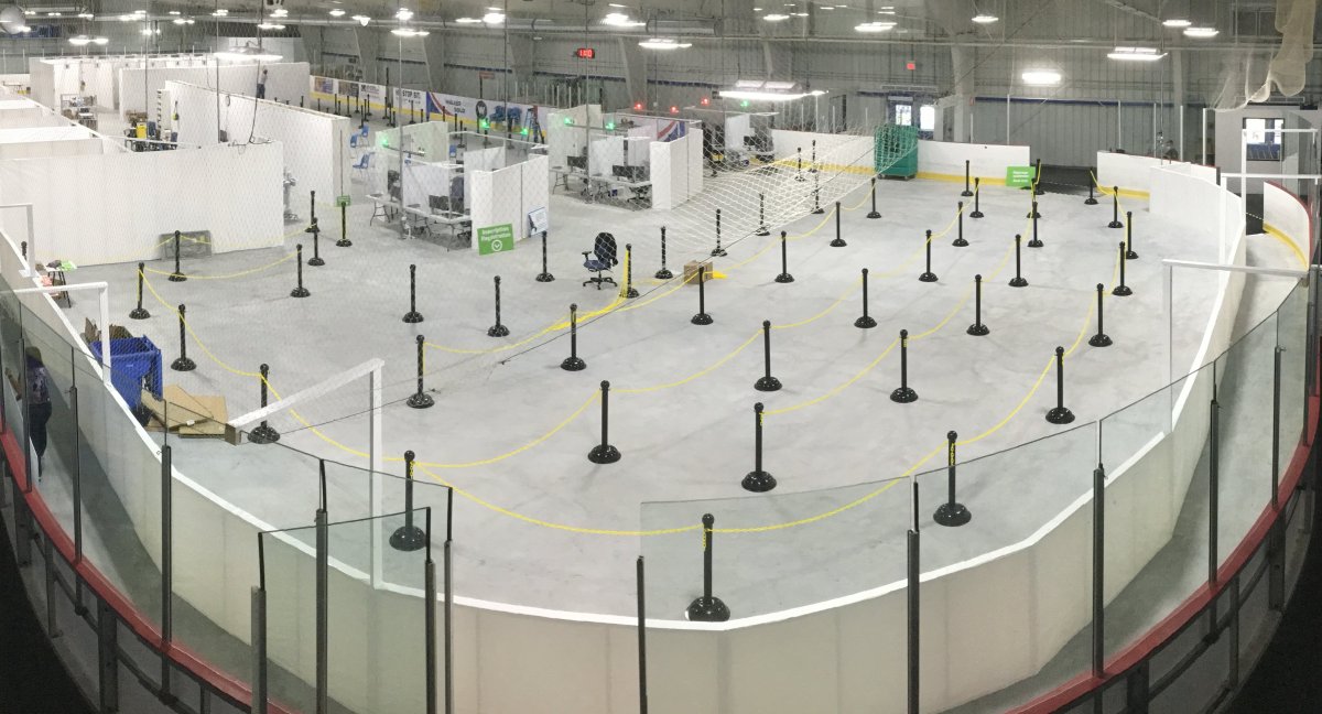 The Ray Friel Recreation Complex is set to open as a new coronavirus testing site on Monday, Oct. 19, 2020.