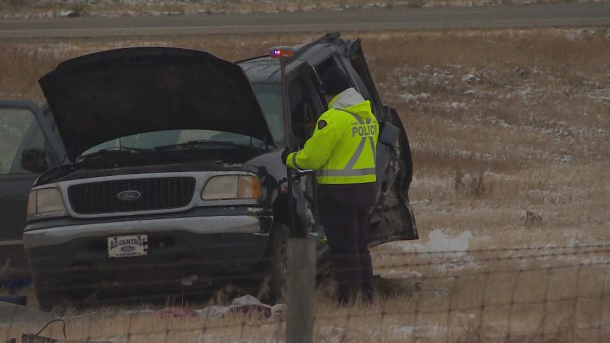 Alberta RCMP responded to a fatal crash in Strathmore on Sunday, Oct. 18, 2020.