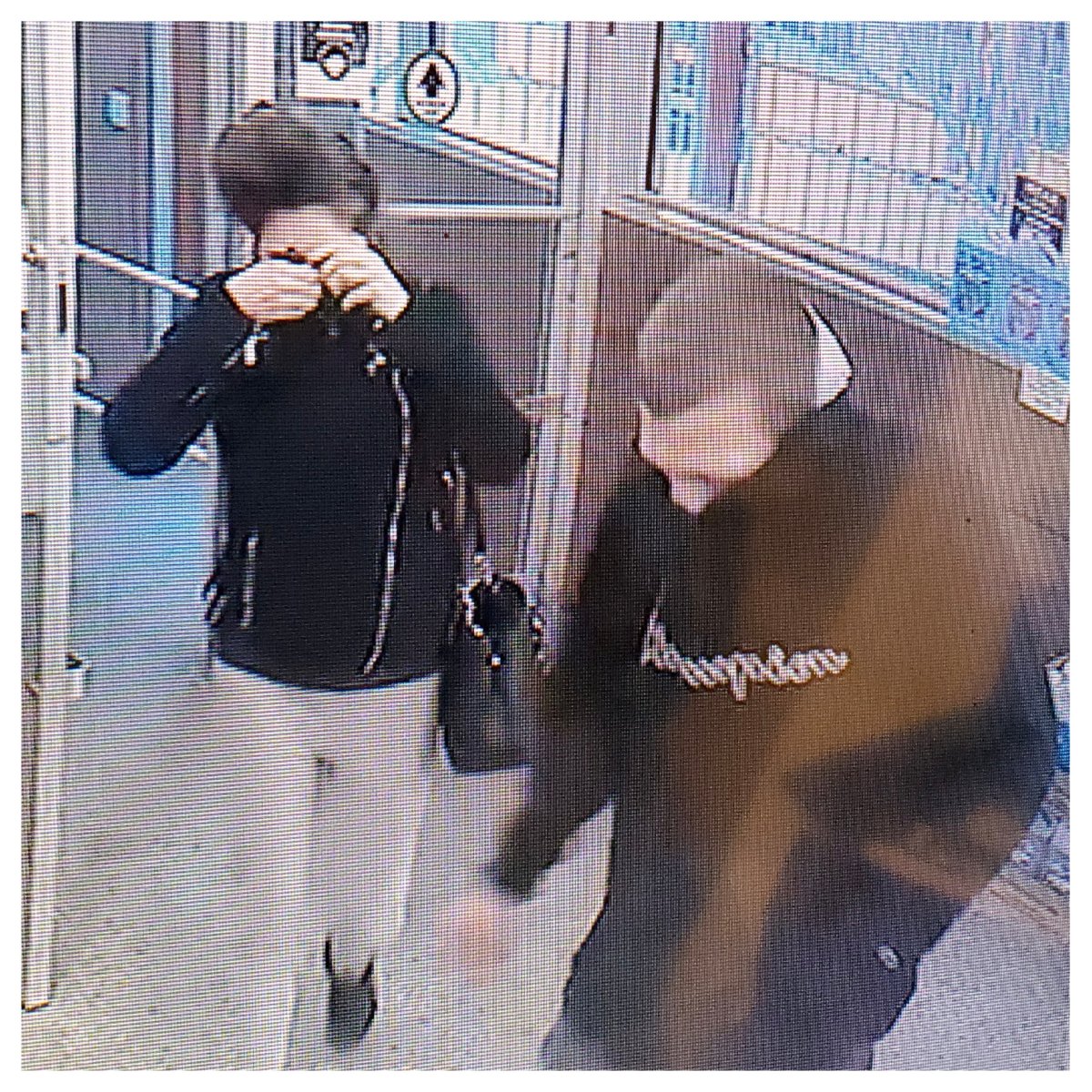 Police in Lindsay are looking for two suspects after a theft and assault at a grocery store.