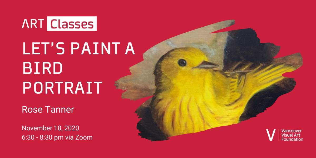 Let’s Paint A Bird Portrait Art Class - image