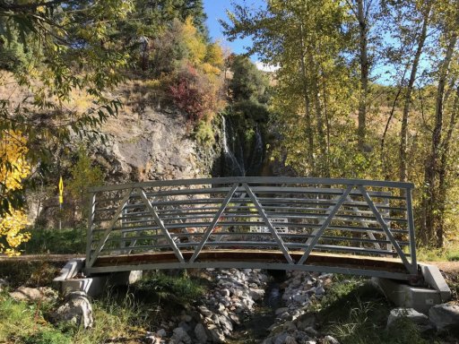 Ribbleworth Falls in Lake Country has received a new bridge.