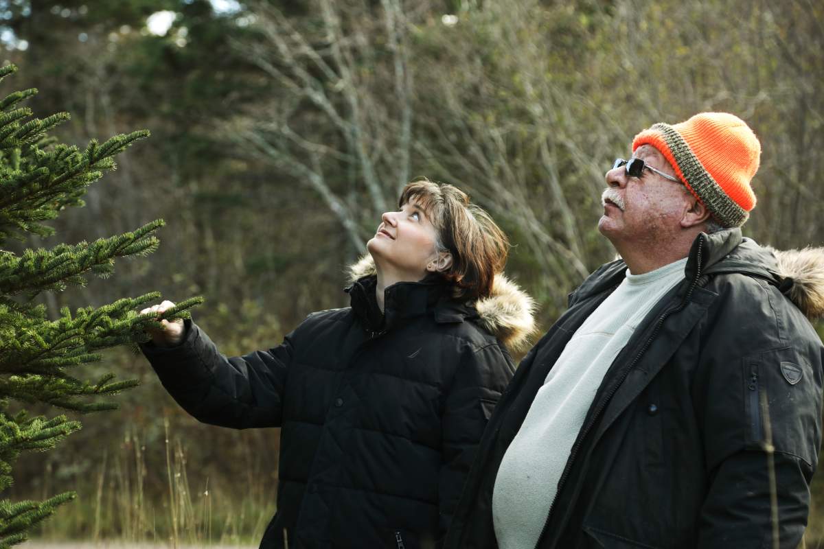 Heather and Tony Sampson from West Bay.