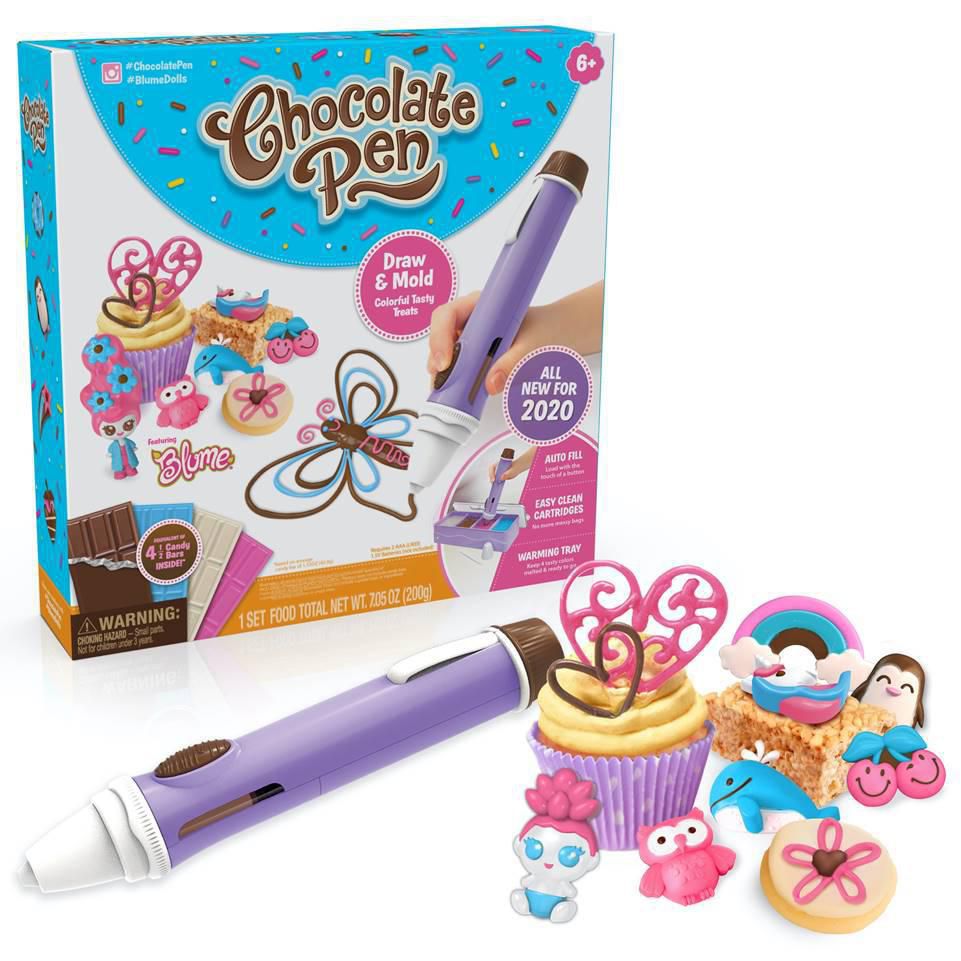Chocolate Pen, $30, available at Walmart Canada  Marshmallow Blaster, $36, available at Zing  Matilda Balancing Game, $40, available at Cherry Tree Lane  Exploding Kittens Card Games, $25, available at Amazon Canada