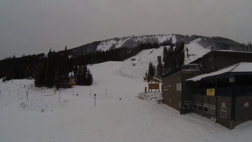 Weather conditions at Apex Mountain Resort near Penticton on Saturday afternoon.