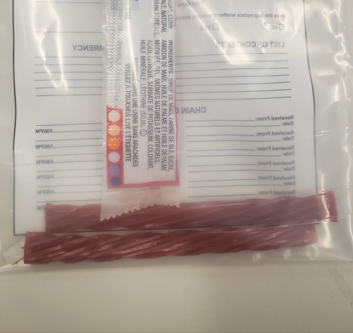 A razer blade was found in a child's Halloween candy in Kenora, Ont., according to police.