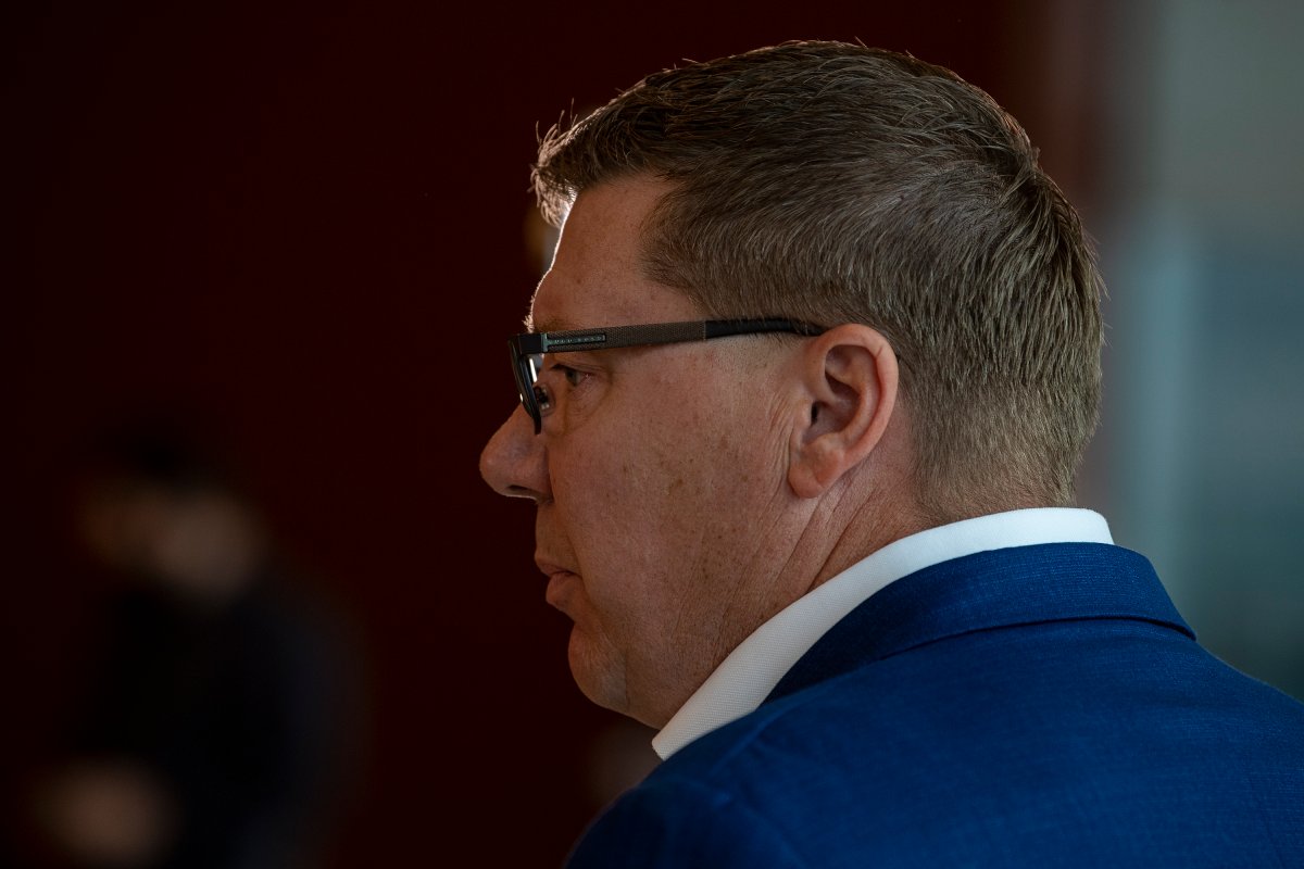 Saskatchewan Premier Scott Moe didn't hold back on Monday, calling the racist comments directed at the province's chief medical health officer on Saturday "idiotic.".