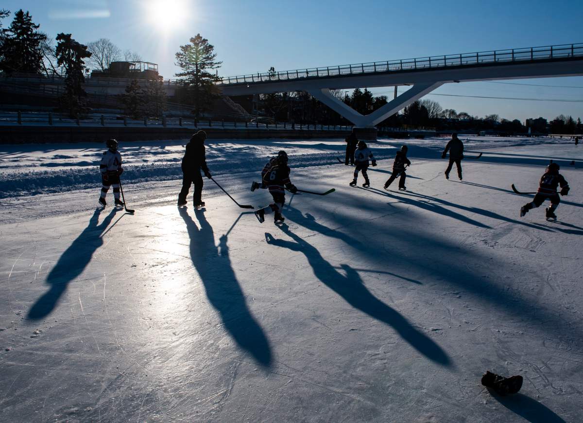 Municipalities across the country are working on guidelines for their outdoor skating rinks [THE CANADIAN PRESS/Justin Tang].