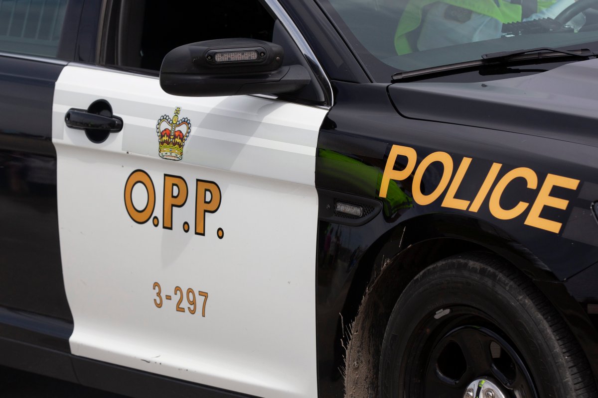 FILE--Ontario Provincial Police cruiser in Trenton, Ontario on Wednesday, May 6, 2020. 