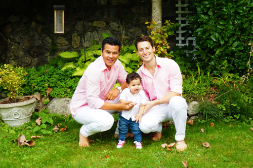 BC couple Shawn Thorn and Vincenzo Coia had their son, Elio, through surrogacy in Manitoba.