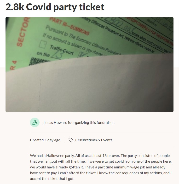 Gofundme / Screenshot