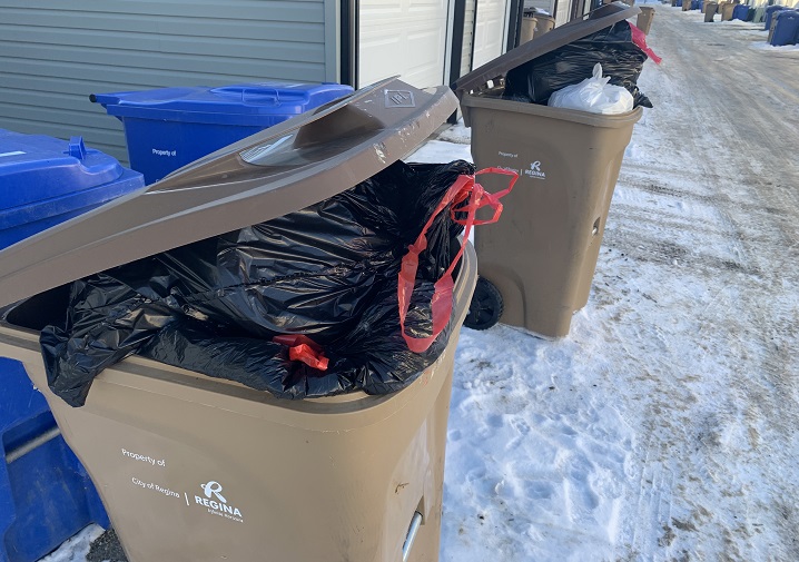 Many residents in Regina are becoming frustrated by the city's decision to pick up garbage once every two weeks. 