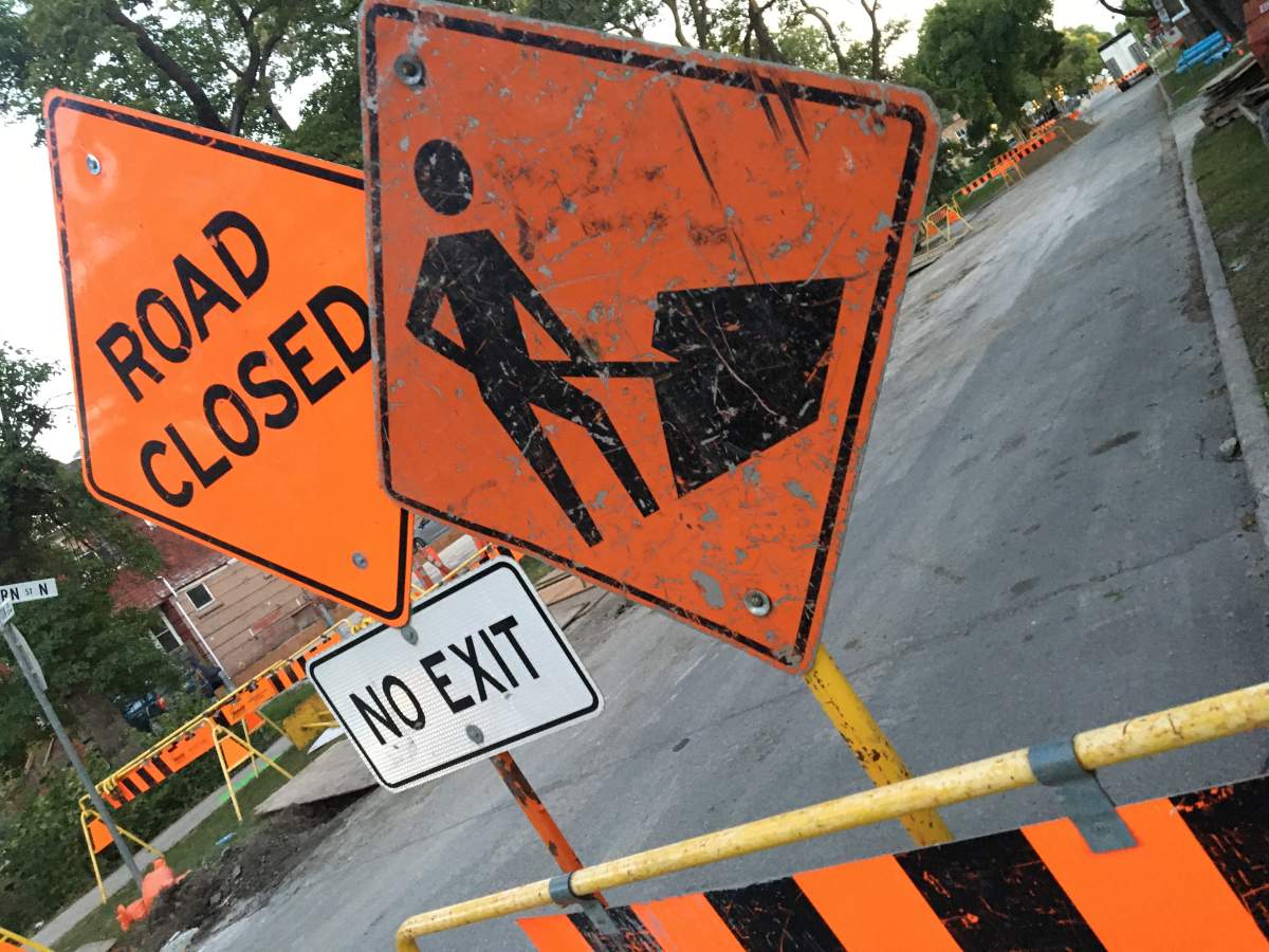 Winnipeg road work file