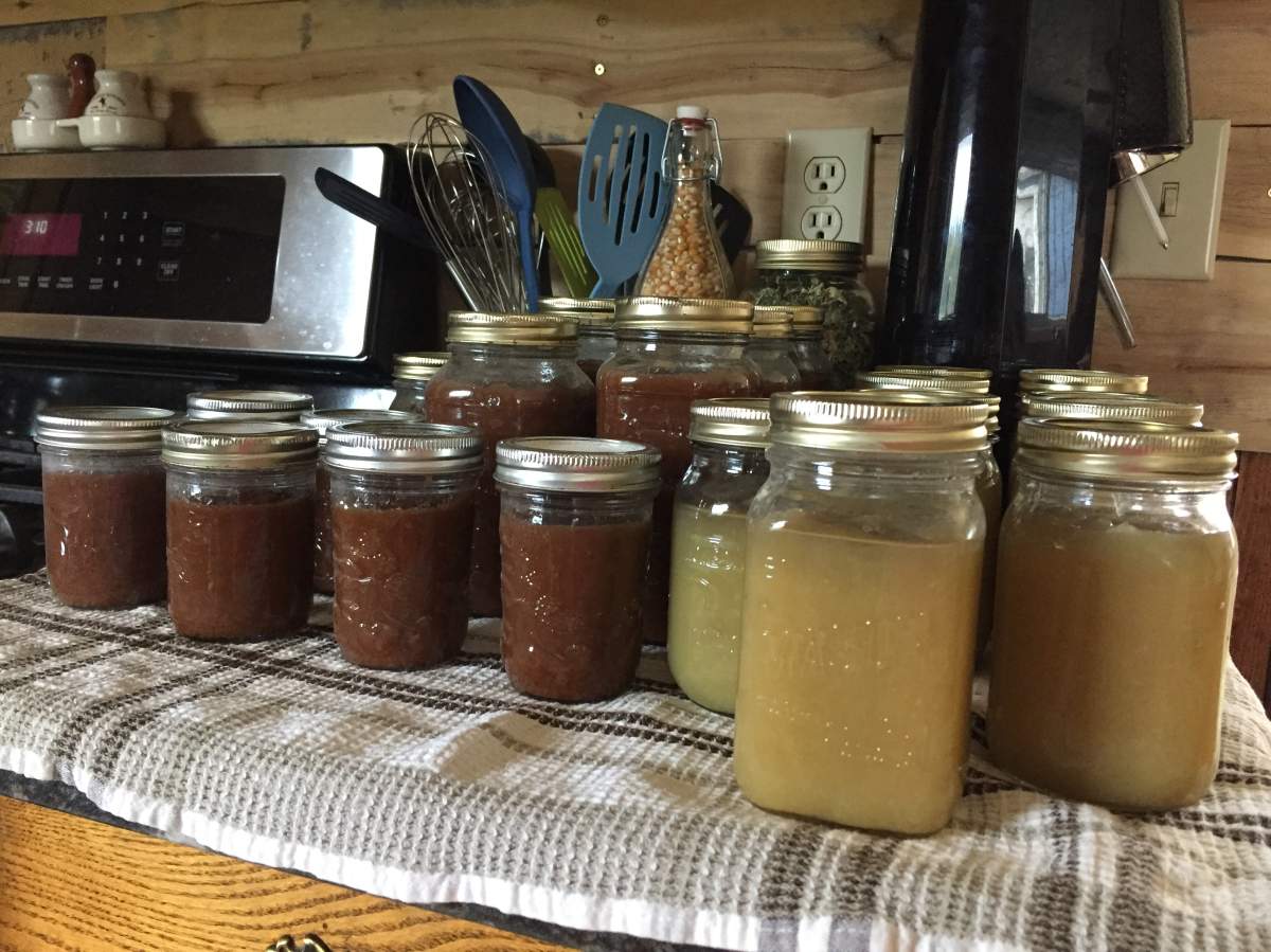Lexie Spahich inherited many of her jars from her mother.