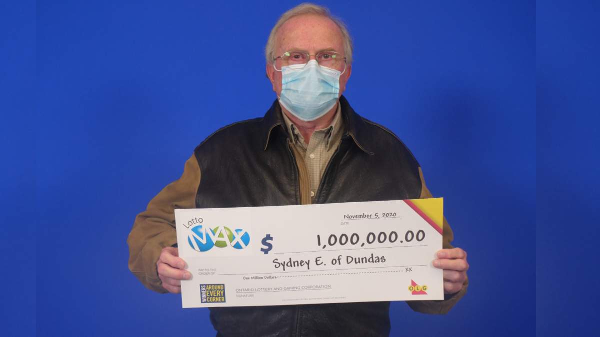 Sydney Evans of Dundas was a $1-million winner with MAXMILLIONS in July 2020.