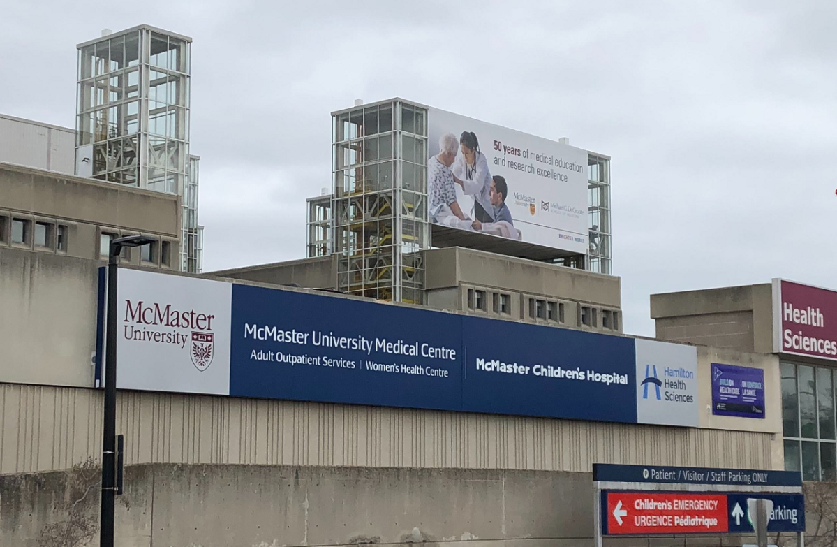 The university says an employee who tested positive for COVID-19 spent some time in the McMaster University Medical Centre when they were last on the campus on November 14.