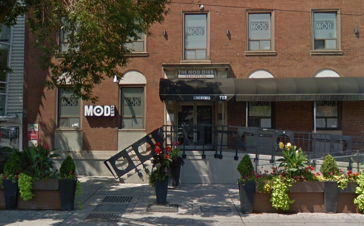 The exterior of the Mod Club Theatre.
